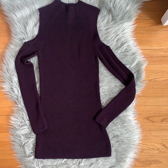 Wilfred Plum Knit Cold Shoulder Tunic - Picture 8 of 10